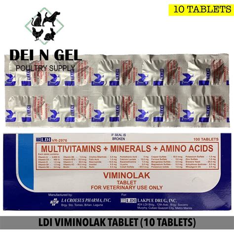 viminolak ldi|LDI VIMINOLAK TABLET (10 TABLETS) .